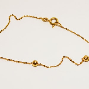 750k Italian Made Yellow Gold Rope Design Bracelet.