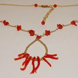 14/20 GP 16&quot; Genuine Coral Necklace.