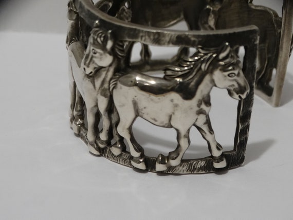 RARE Barse Signed Heavy Solid Sterling Silver 3D … - image 3