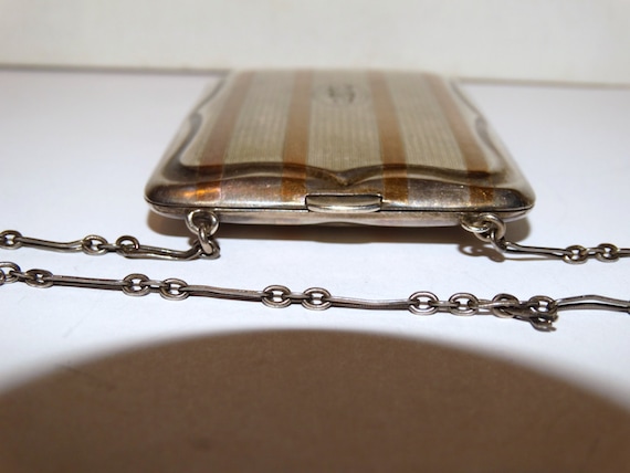 14k / 925 1920s Victorian Art Deco PURSE. - image 2