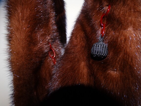 1950s Dark Brown Mink Stole - image 10