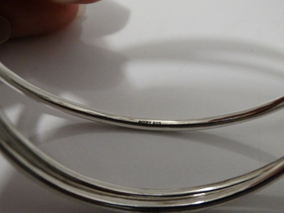 James Avery Sterling Interlock Triple Bangle Brac… - image 7