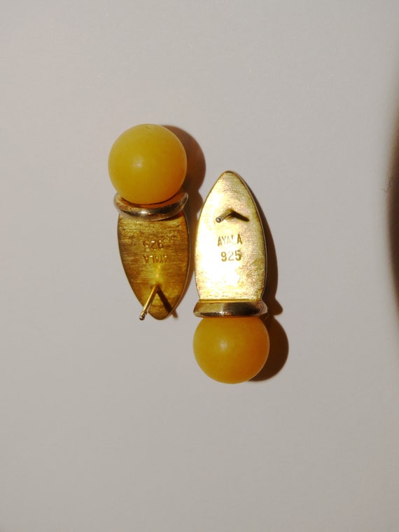 Sterling Silver AYALA Designer Signed Earrings. - image 5