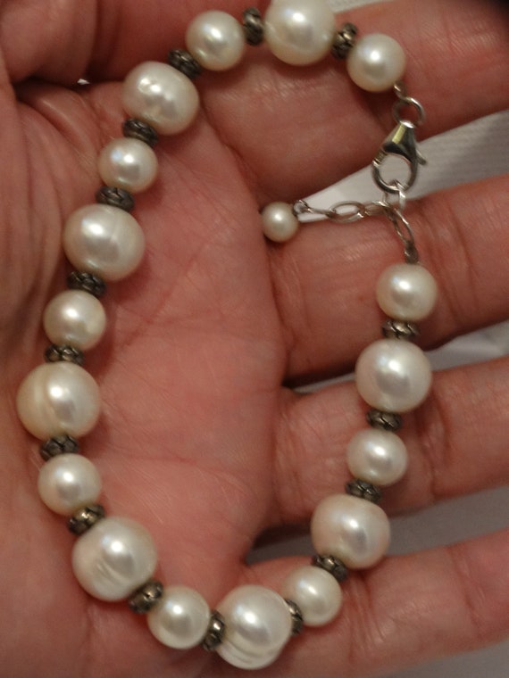 Sterling Silver Clasp And Solid Spacers Fresh Wat… - image 8