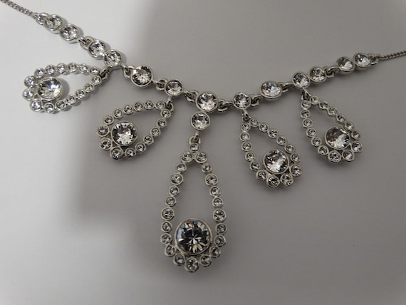 Givenchy Designer Signed Sparkling Cristal Neckla… - image 1