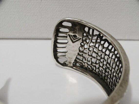 Silpada Sterling Silver Weave Design Cuff Bracele… - image 3