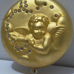 Vintage Estee Lauder April Angel Compact.