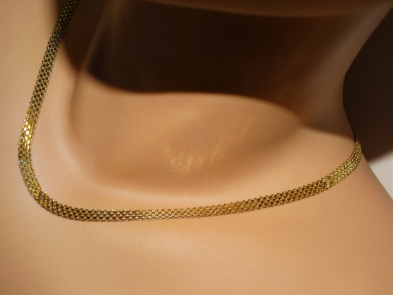 750k Gold Italian Made Choker Chain. - image 1