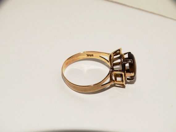 14k Yellow Gold Sparkling Design with a Center Ti… - image 7