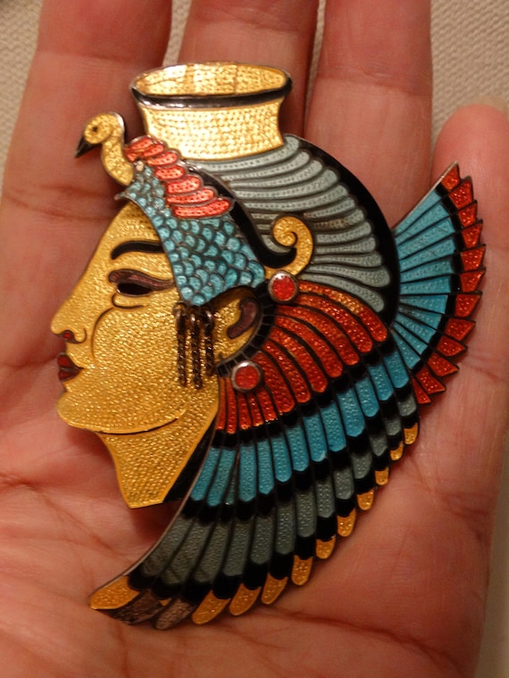 1950's MARGOT DE TAXCO Egyptian Queen Nefertiti St