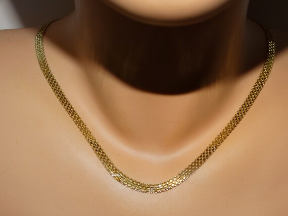 750k Gold Italian Made Choker Chain. - image 2