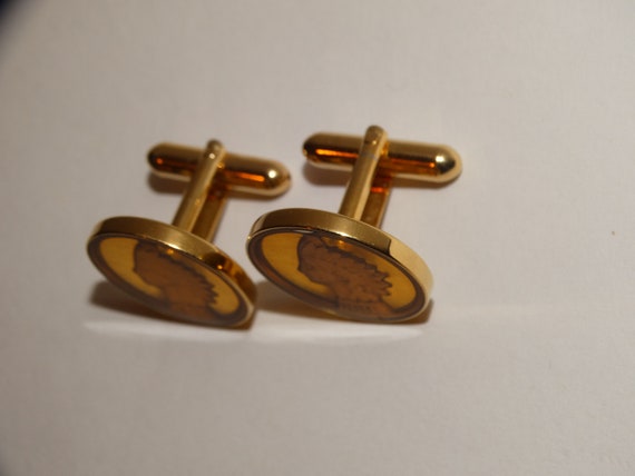 Gold Plated Cufflinks. - image 4