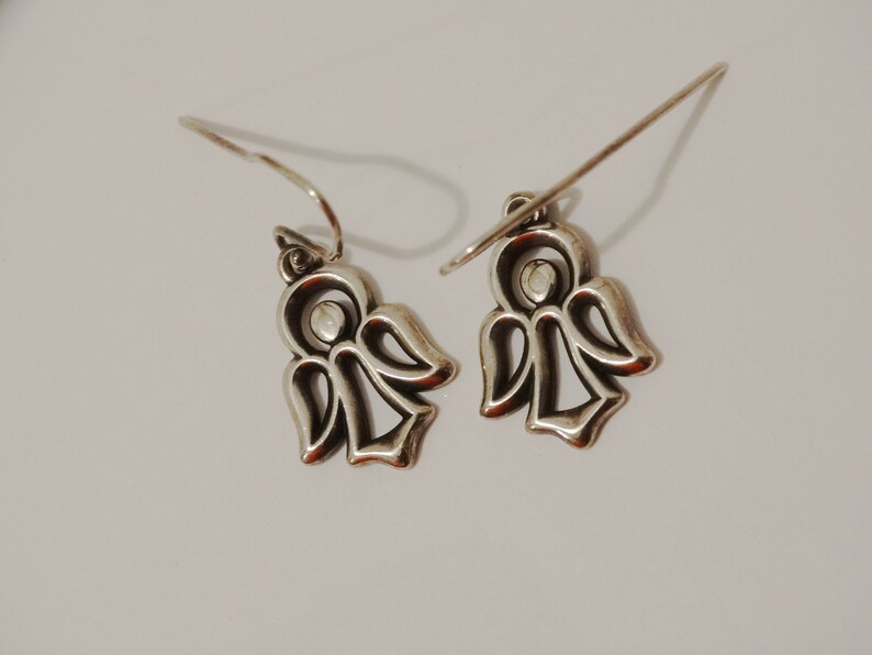 James Avery Sterling Silver Angel Dangling Earrings. Etsy