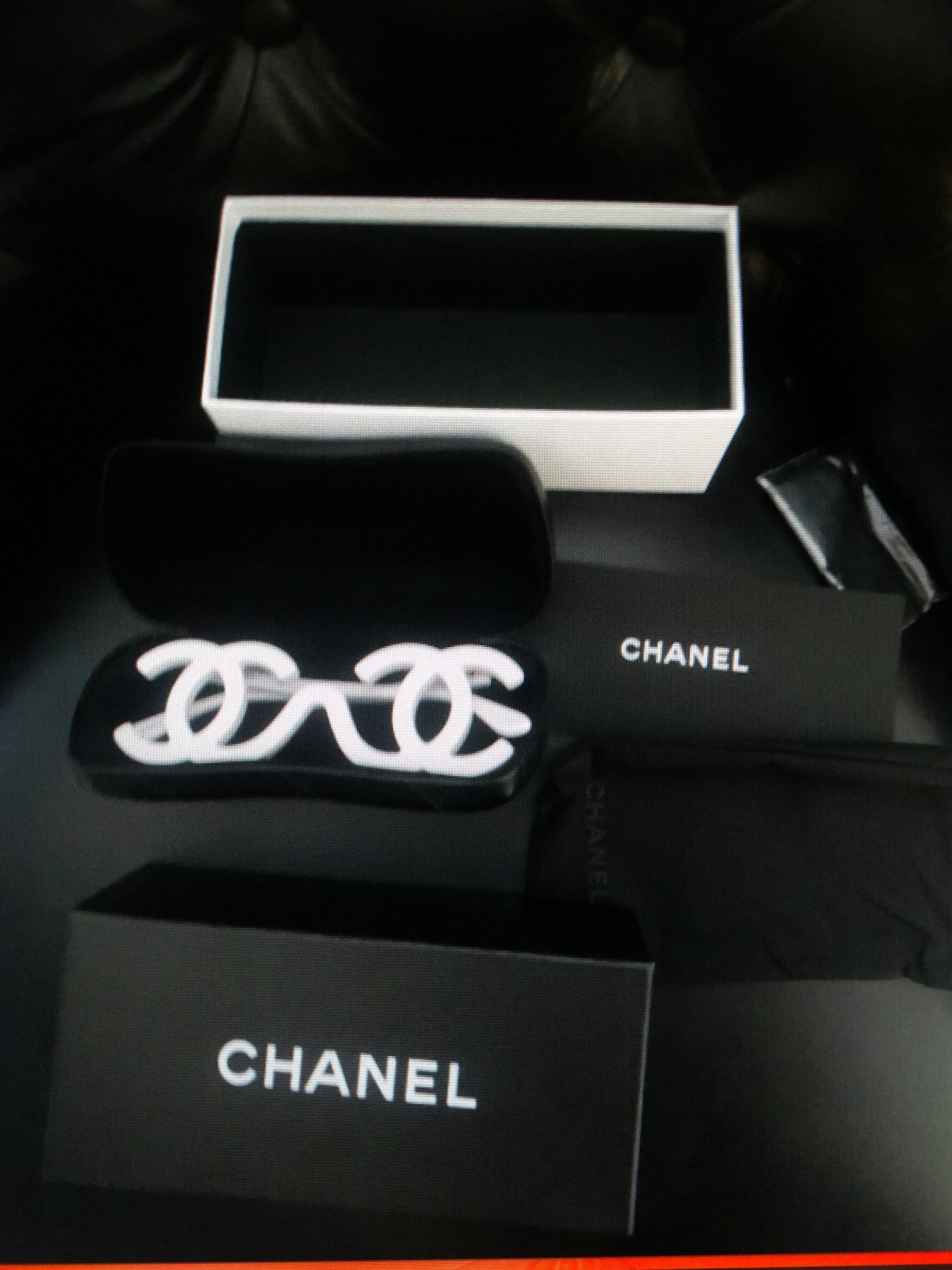Authentic CHANEL White Runway SAMPLE Sunglasses 1994 Collectors