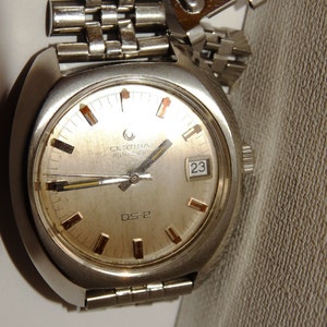 Certina Automatic 1960s Swiss Made DS-2 Wristwatch. RARE Collector's ...