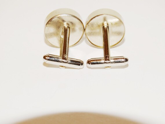 Man's Love me" "Love me not" cufflinks made from … - image 2