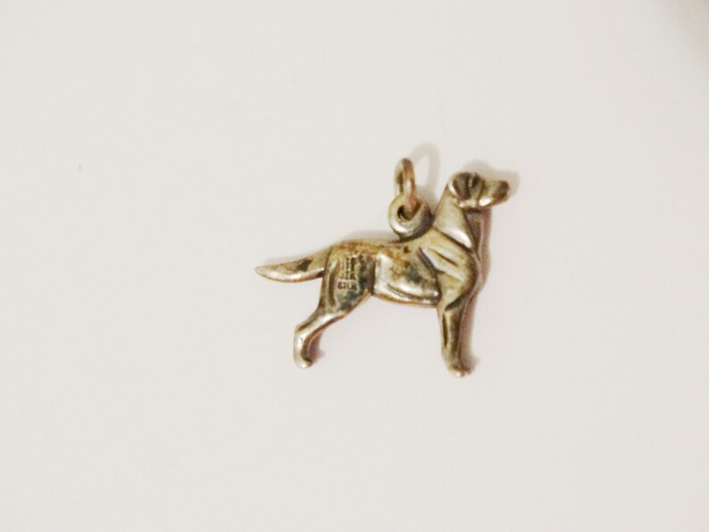 James Avery Sterling Silver Retired Labrador Retriever Dog CharmPendant.