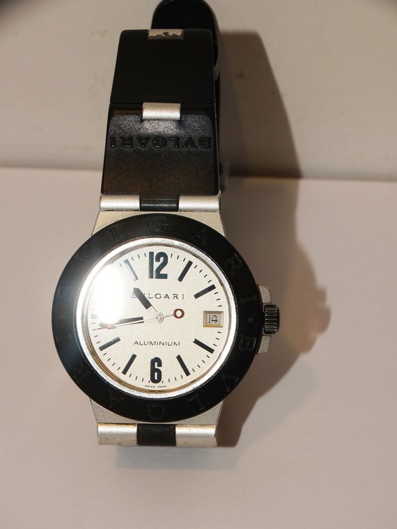 BVLGARI Diagono Aluminum Automatic Watch AL 38 A # L 30433. - Etsy