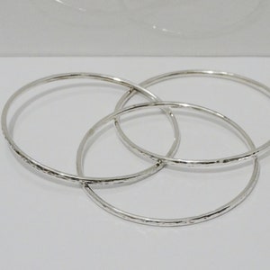 James Avery Sterling Interlock Triple Bangle Bracelet