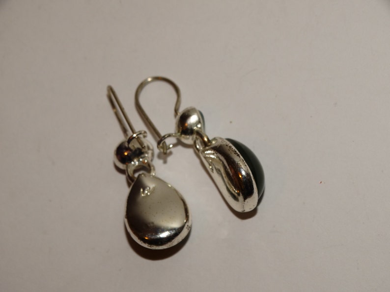 BlueGreen custom 1 Inch Earrings