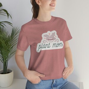 Plant Mom Jersey Kurzärmeliges T-Shirt
