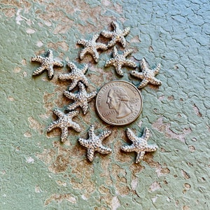 Starfish table scatters confetti wedding decorations sparkle resin flat back starfish lot of 20