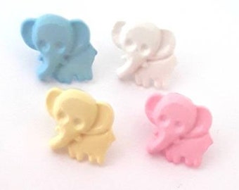 Elephant Childrens Buttons Novelty Buttons Cake Decorations Craft Sewing