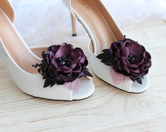 plum purple wedding shoes