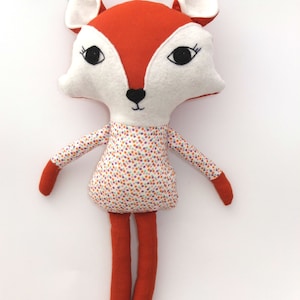 Fox Sewing Pattern, PDF Sewing Pattern,Stuffed Toy Pattern,Softie Toy Pattern,Instant Download, Animal Sewing Pattern, Pdf Instant Download