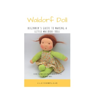 Waldorf Doll Pattern , waldorf doll making, sewing doll pattern off a 9 inch (24 cm) Waldorf Pocket Doll