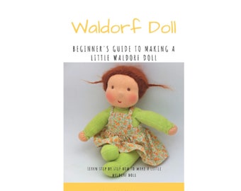 Waldorf Doll Pattern , waldorf doll making, sewing doll pattern off a 9 inch (24 cm) Waldorf Pocket Doll