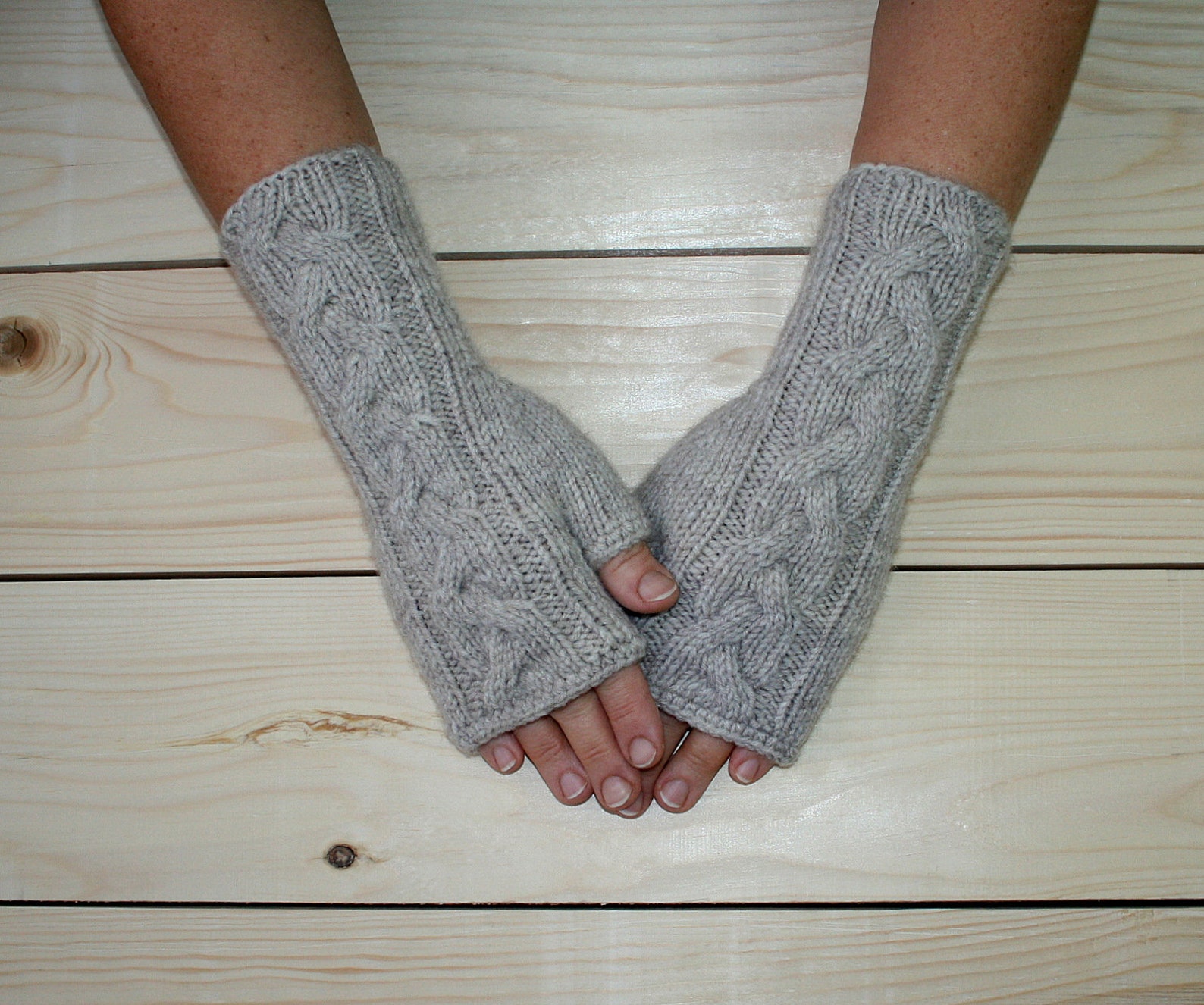 Knit gloves open finger Womens fingerless gloves Writing Etsy