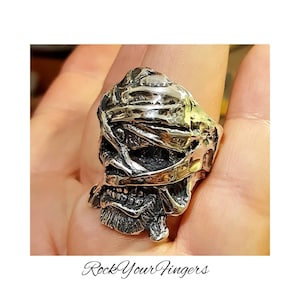 Silber Ring Powerslave Eddie Iron Maiden
