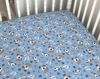 paw print crib sheets