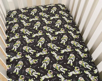 buzz lightyear crib sheets