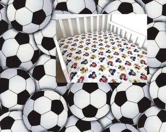 soccer crib bedding