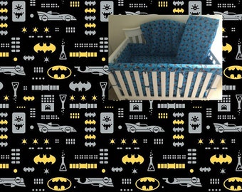 batman crib bedding