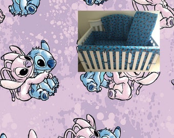 stitch baby crib set