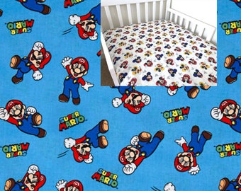 Mario crib sheets hot sale
