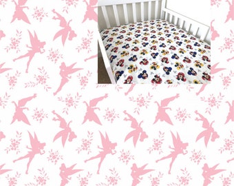 tinkerbell crib sheets