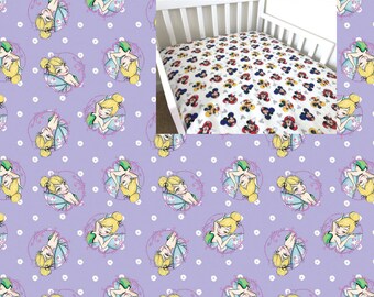 tinkerbell crib sheets