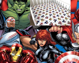 marvel crib sheets