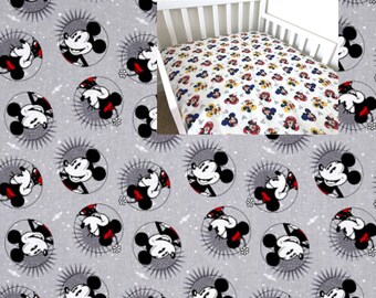 mickey mouse crib bumper pads