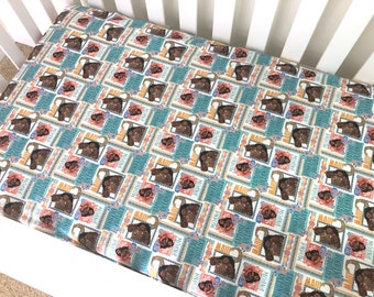 moana crib bedding set