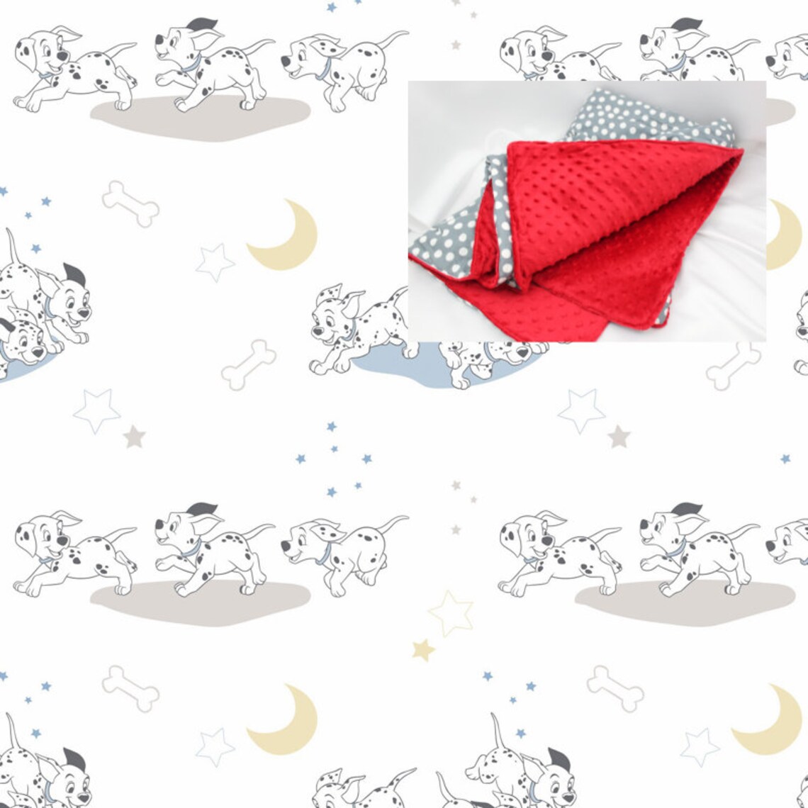 Disney 101 Dalmatians Bedding Blanket or Comforter Baby Crib Etsy