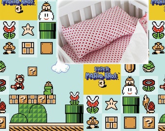 mario crib bedding