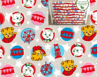 daniel tiger crib sheets