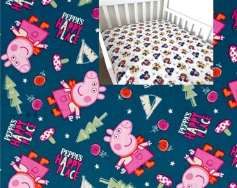 peppa pig crib bedding
