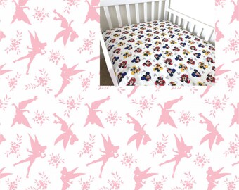 tinkerbell crib sheets