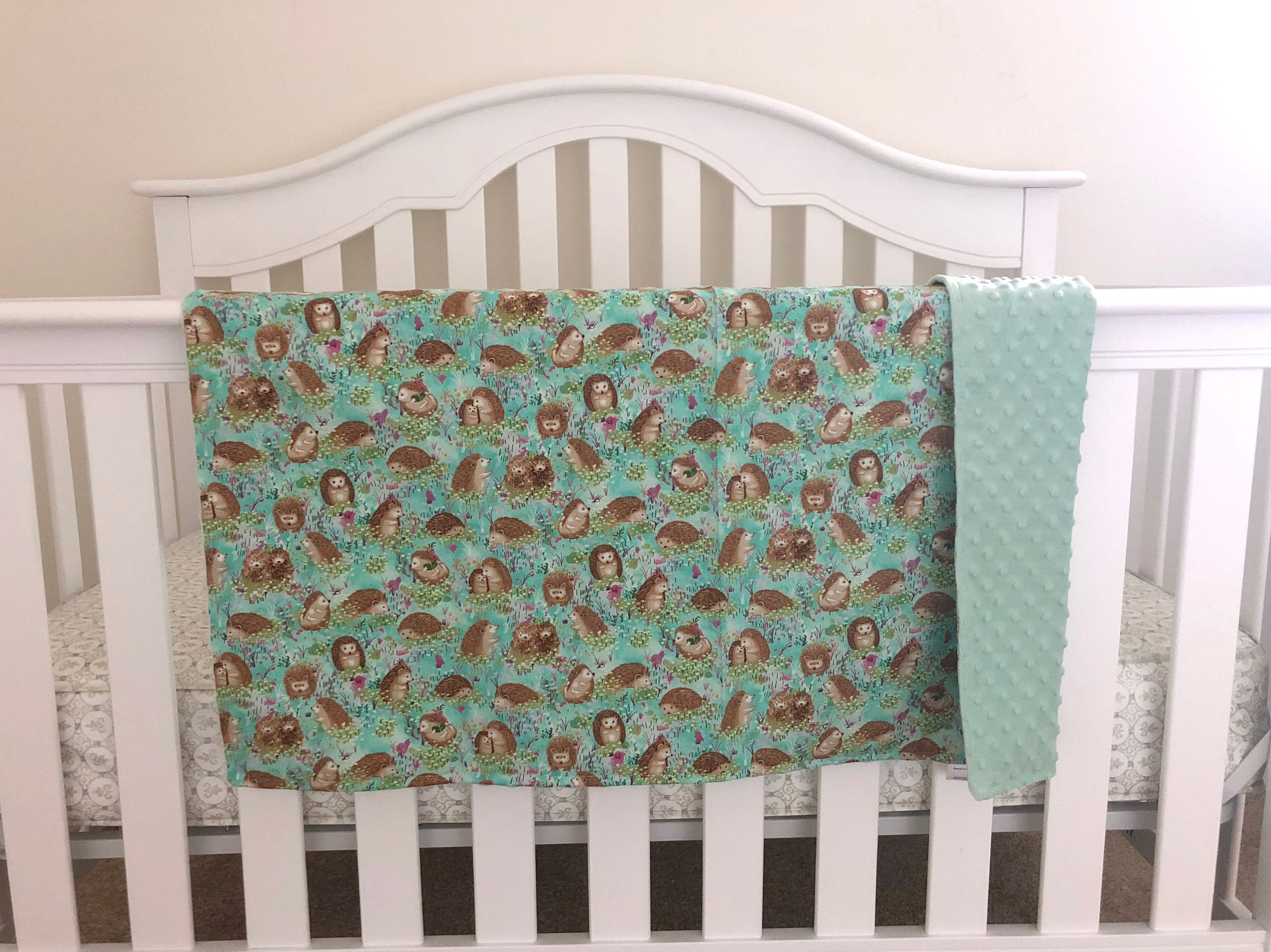 Hedgehogs Woodland Bedding Blanket or Comforter Baby Crib Etsy